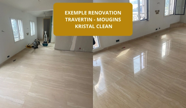 renovation travertin MOUGINS